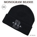 BALR. ボーラー B6120 1011 MONOGRAM BEANIE ニット帽 ビーニー セットアップ メンズ レディース【並行輸入品】