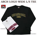 BEN DAVIS ベンデイビス 2780030 ARCH LOGO WIDE L/S TEE 長袖Tシャツ 刺しゅう ワッペン メンズ レディース