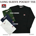 BEN DAVIS ベンデイビス 23780029 BEN DAVIS LONG SLEEVE POCKET TEE(REGULAR) 長袖Tシャツ ロンT ポケットTシャツ メンズ レディース