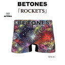 楽天BUMP STORE【店内全品ポイント5倍】BETONES ビトーンズ ROC001 ROCKETS 花火 ボクサーパンツ 下着 アンダーウェア 返品・交換不可 メンズ