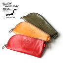 バトラーバーナーセイルズ 【ポイントアップ】Butler Verner Sails バトラーバーナーセイルズ JA-1179 牛革ラウンドジップペンケース