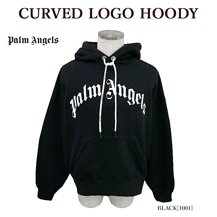 PALM ANGELS パームエンジェルス PMBB058 C99 FLE003 CURVED LOGO HOODY プルオーバー パーカー メンズ レディース...
