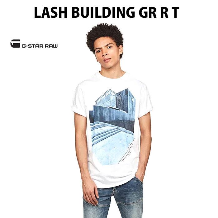 G-STAR RAW ジースターロウ D16407-336 LASH BUILDING GR R T S/S Tシャツ