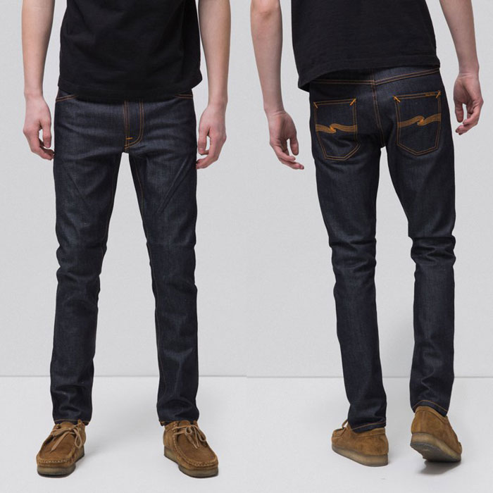 Nudie Jeans ヌーディージーンズ 111946 LEAN DEAN DRY 16 DIPS L30 リーンディーン デニム リジッド