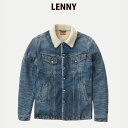 ヌーディージーンズ ボアジャケット メンズ 【店内全品ポイント5倍】Nudie Jeans ヌーディージーンズ 160648 LENNY FAVOURITE SHADE デニムボアジャケット