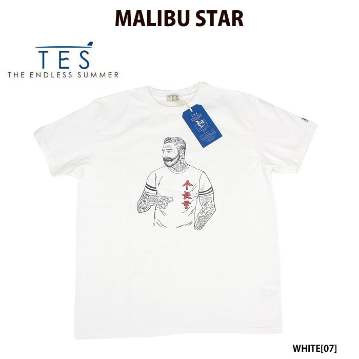 The Endless Summerエンドレスサマー 9574308 MALIBU STAR-T Tシャツ TES テス カリフォルニア サーフ マリブスター