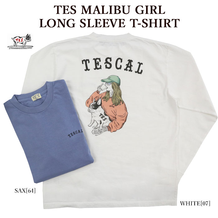 【ポイント10倍】The Endless Summerエンドレスサマー 23374316 TES MALIBU GIRL LONG SLEEVE T-SHIRT 長袖Tシャツ マリブガール BUHI メンズ レディース