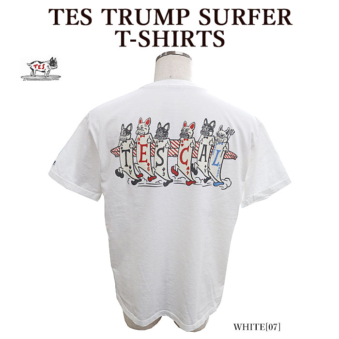 The Endless Summer エンドレスサマー 24574340 TES TRUMP SURFER T-SHIRTS 半袖 Tシャツ BUHI トランプ メンズ レディース