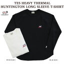 リー ペアTシャツ 【店内全品ポイント5倍】The Endless Summer エンドレスサマー 2774302 TES HEAVY THERMAL HUNTINGTON LONG SLEEVE T-SHIRT 長袖Tシャツ サーマル生地 刺しゅう メンズ レディース