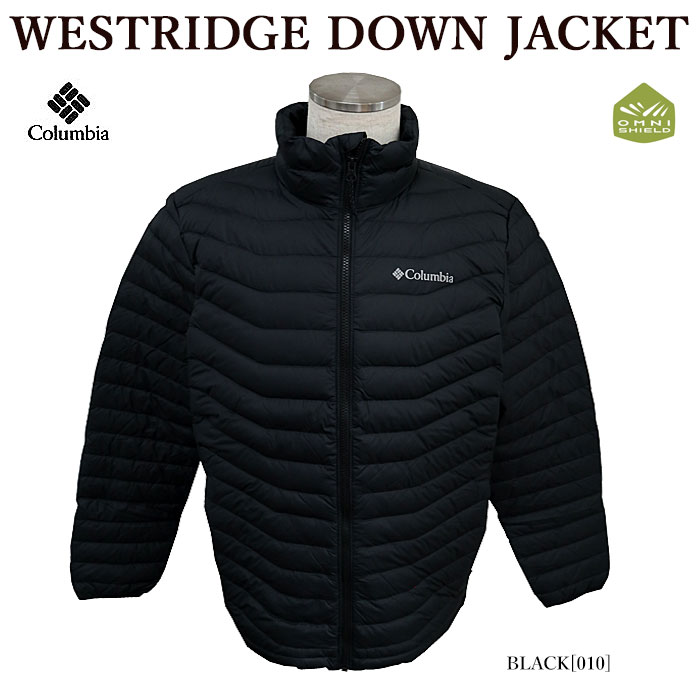 【ポイント10倍】【Columbia】 コロンビア WE5926 WESTRIDGE DOWN JACKET ダウンジャケット 650FPダウン パッカブル仕様 軽量 メンズ レディース