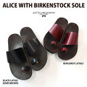 ユッタニューマン サンダル メンズ 【店内全品ポイント5倍】【JUTTA NEUMANN】 ユッタニューマン ALICE WITH BIRKENSTOCK SOLE レザーサンダル メンズ【並行輸入品】