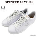 【FRED PERRY】 フレッドペリー B4334 SPENCER LEATHER スニーカー テニスシューズ ローレル刺しゅう メンズ