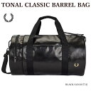 【FRED PERRY】 フレッドペリー L7260 TONAL CLASSIC BARREL BAG ショルダーバッグ 2WAY ボストンバッグ メンズ レデ...