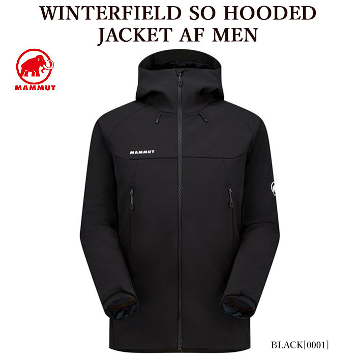 【MAMMUT】 マムート 1011-01970 WINTERFIELD SO HOODED JACKET AF MEN マウンテンパーカーフリース ソフトシェル メンズ レディース