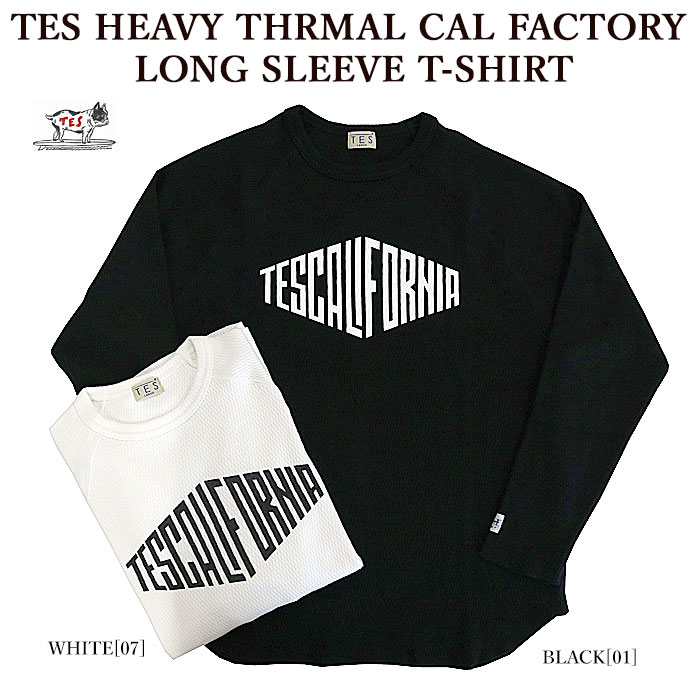 【ポイント10倍】【The Endless Summer】 エンドレスサマー 1774307 TES HEAVY THRMAL CAL FACTORY LONG SLEEVE T-SHIRT 長袖Tシャツ ロンT ワッフルTシャツ カットソー メンズ レディース