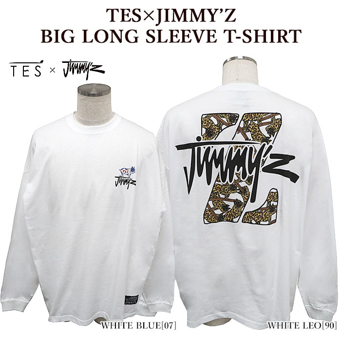 【The Endless Summer】 エンドレスサマー 23374501 TES×JIMMY Z BIG LONG SLEEVE T-SHIRT 長袖Tシャツ ロンT コラボ BUHI オーバーサイズ メンズ レディース