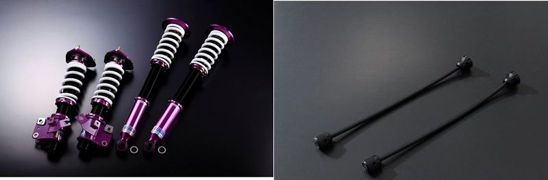 D-MAX スーパーストリート サスペンションキットS13/180SX+減衰調整延長ダイヤル300mm