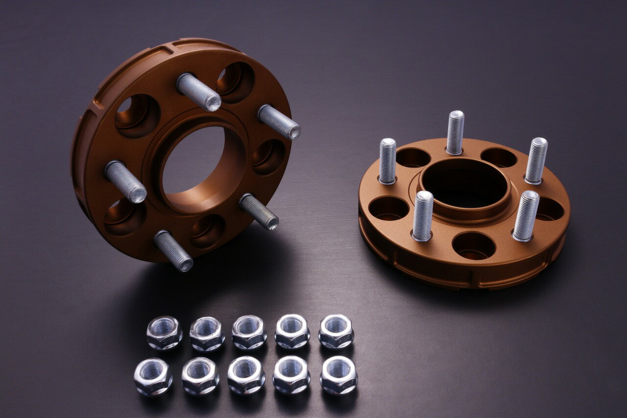 D-MAX D1SPEC ワイドトレッドスペーサー ハブ専用モデル（ブロンズ/30mm） PCD114.3 5H ピッチ1.25 ハブ径66.1 ワイトレ スペーサー 5穴 耐腐食性能 高強度 軽量 干渉 ホイール タイヤ フェンダー