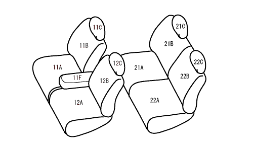 【D725】MAX [H13/11-H17/12][L950S / L960S] セレクションEX ブラック Bellezza ベレッツァ シートカバー