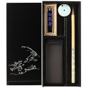 あかしや 大人の書道セット 越前塗 黒(小)/鳥獣戯画 AR-08SC