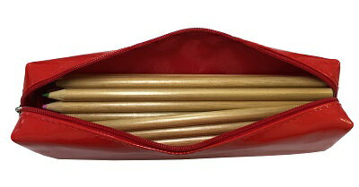 【SALE 在庫限り】アイ・エス L.S.K プレミアムペンケース シンプルレッド【IPCS-D-RD】