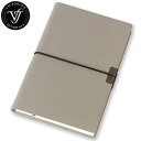 【3冊までメール便OK】Victoria 039 s Journals バンド付ソフトカバーノート S グレー おしゃれな 携帯しやすい メモ帳 手帳 97×143×15mm SCN-914GY-96