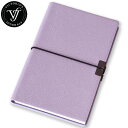 【3冊までメール便OK】Victoria 039 s Journals バンド付ソフトカバーノート S ライトパープル 携帯しやすい メモ帳 手帳 97×143×15mm SCN-914LP-96