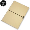 【1冊までメール便OK】Victoria 039 s Journals バンド付ソフトカバーノート L ベージュ おしゃれな メモ帳 手帳 145×203×13mm SCN-1420E-96