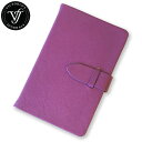 【3冊までメール便OK】Victoria 039 s Journals ベルト付ハードカバーノート S ダークパープル 携帯しやすい メモ帳 手帳 93×144×18mm BHN-914DM-120