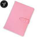 【1冊までメール便OK】Victoria 039 s Journals ベルト付ハードカバーノート L ピンク 丈夫 おしゃれな メモ帳 手帳 141×230×17mm BHN-1420P-120