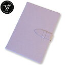 【1冊までメール便OK】Victoria 039 s Journals ベルト付ハードカバーノート L ライトパープル おしゃれな メモ帳 手帳 141×230×17mm BHN-1420LM-120