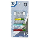 【在庫処分】【10点までメール便OK】 アイ・エス カラーダブルクリップ SS 挟口15mm 13個入 KID-13P(3)