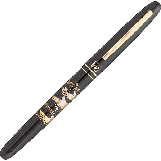 日本の伝統工芸である蒔絵。耐久性・復元性に富んだポリエステル毛材を使用しています。桐箱入りでご贈答にも最適です。 ■品 番：DU184-815 ■サイズ：11径 x 137mm ■水性染料インキ ■スペアーインキ3本付 ■桐箱入り