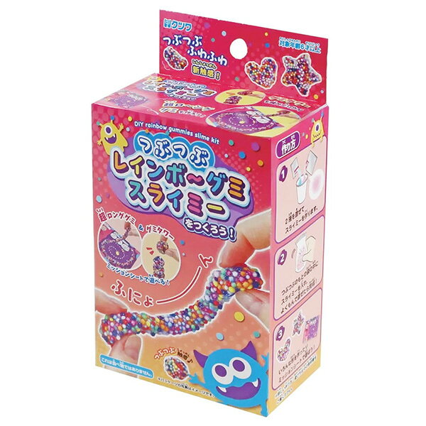 ・つぶつぶ触感のグミスライミーが作れる ・遊べるミッションシート付 ・保存できるジップ袋付 品番：PT224包装サイズ：(紙箱)H160×W90×D50mm対象年齢：6才以上※商品の仕様の変更がある場合がございます。予めご了承くださいませ。※画像と商品の色合いが光等の加減により実物と異なる場合がございます。