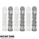 【SALE 在庫処分】【12点までメール便OK】 クツワ Hi! MY ZOO 鉛筆キャップ (6本入) (モノトーン) HZ026B