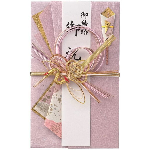 【4個までメール便OK】マルアイ [ご結婚祝い ご祝儀袋] 舞シリーズ ことね 鶴・赤【キ-656R】