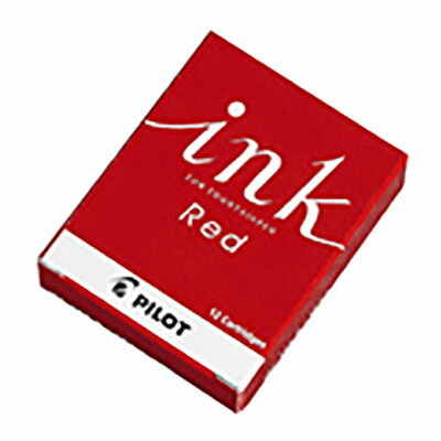 【16個までメール便OK】パイロット[PILOT] 万年筆用 カートリッジインキ [レッド/赤] 12本入り 【IRF-12S-R】...