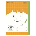 【5冊までメール便OK】ショウワノート ジャポニカフレンド 学習帳 200字 B5ノート 科目シールつき 作文帳 漢字練習帳 JFC-K200