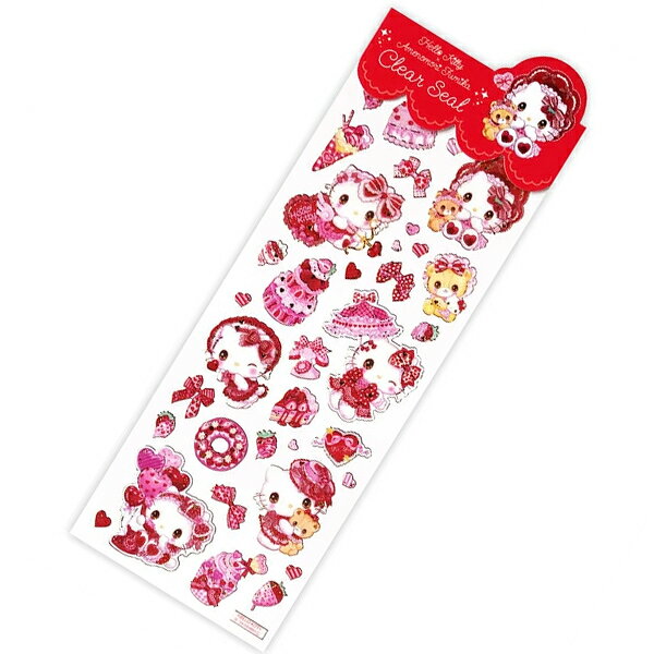 【20点までメール便OK】 Clothes-Pin クローズピン ふち箔 クリアシール [ ハローキティ ] サンリオキャラクターズ×飴ノ森ふみかコラボ商品 US-84022