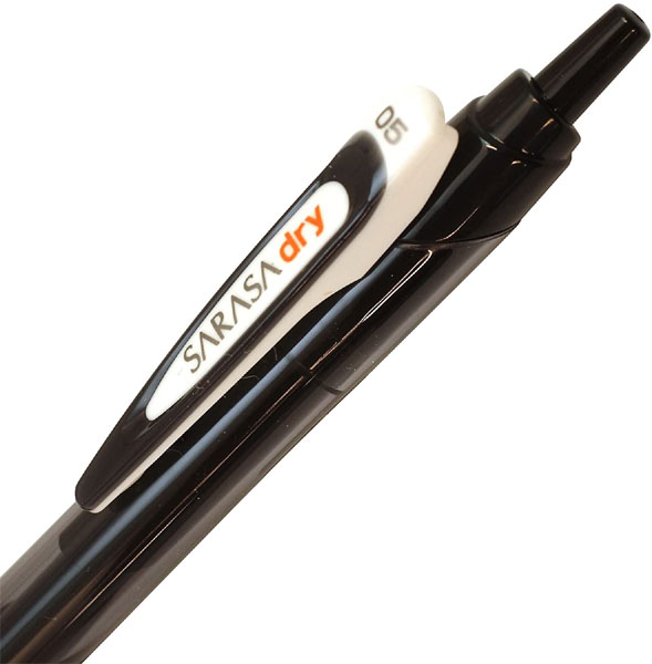 【メール便OK】ゼブラ サラサドライ SARASA dry 0.5mm 軸色：黒 インク色：黒【JJ31-BK】