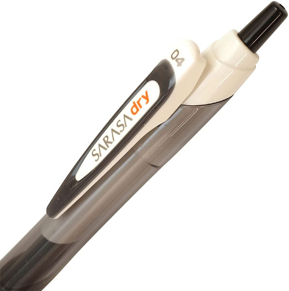 【メール便OK】ゼブラ サラサドライ SARASA dry 0.4mm 軸色：黒 インク色：黒【JJS31-BK】