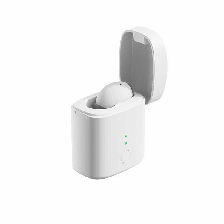 らくらく耳りん片耳タイプ集音器 ホワイト DRM201W片耳集音器 小型軽量 目立たない...