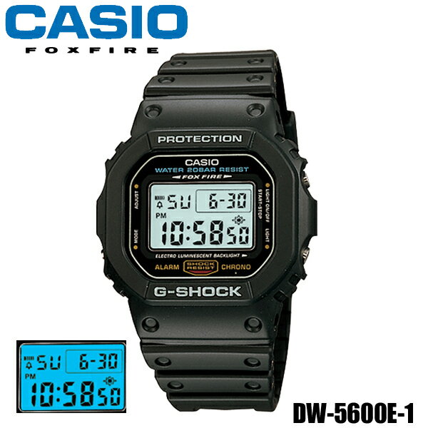 【国内正規品】CASIO〔カシオ〕Gショック DW-5600E-1〔G-ショック G-SHOCK ジーショック スピードメンズ 腕時計 男性用 ウォッチ DW5600E1〕【TC】【HD】【送料無料】 [CAWT]