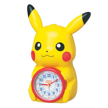 セイコー SEIKO 目覚まし時計 非電波 ピカチュウ おしゃべり アナログ イエロー JF379A目覚し時計 置き時計 キャラクター ポケモン 子供 キッズ インテリア ギフト プレゼント 黄色 【D】【B】