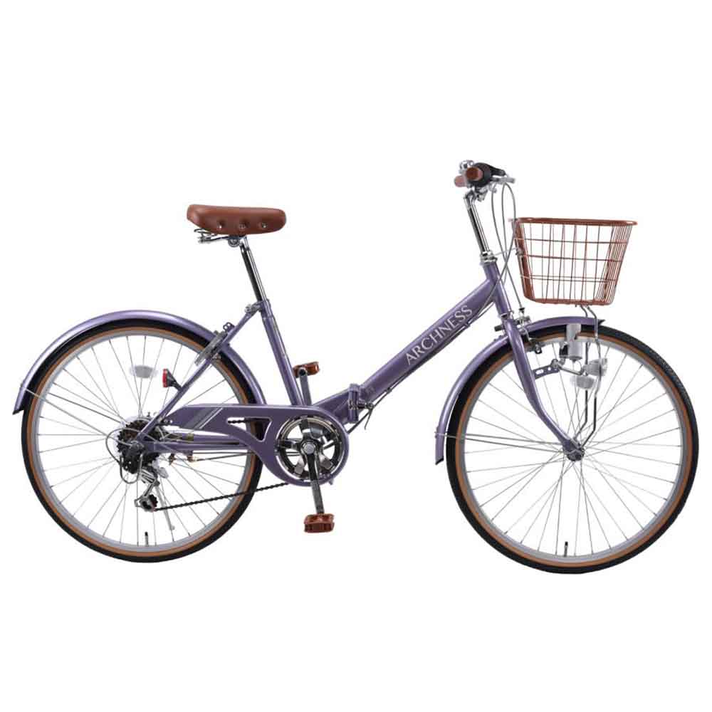楽天市場】通学自転車（カラーパープル）（シティサイクル｜自転車