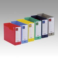 [キングジム]Gボックス(ファイルボックス)PP製A4判ヨコ型（収納巾100mm）カラー：6色【4633N】のサムネイル