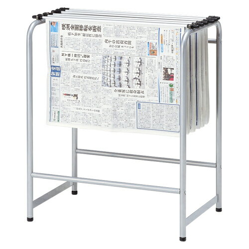 [林製作所]新聞架スチール製6本タイプ【YS-N6】