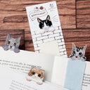 [ヒサゴ]CAT BOOKMARKER 猫の刺繍しおりアメショ アメリカンショートヘアブックマーク ネコブックマーカー 2
