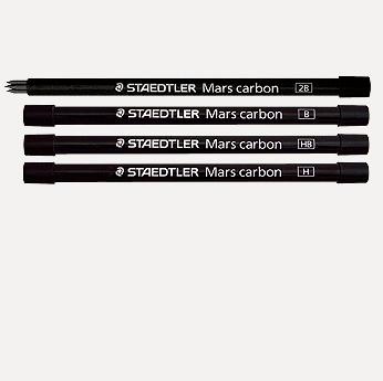 [ステッドラー] STAEDTLER 製図用シャープペンシル2．0mmシャープ替芯【2B、B、HB、H】ホルダー芯