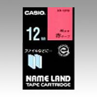 Rakuten - [カシオ]ネームランドテープ赤ラベル　黒文字【XR-12RD】